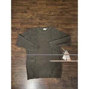 Cyrus Green Textured Knit Sweater Women’s XS Crewneck Long Sleeve Soft